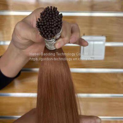 Brown Color Straight I Tip Human Hair Extension with Factory Price