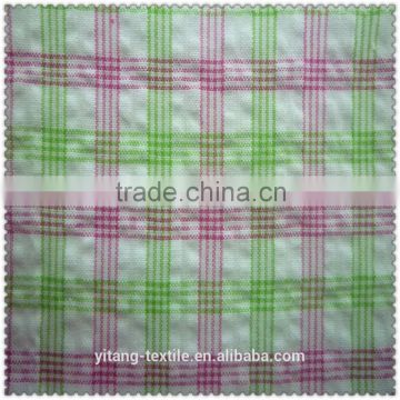 Tartan plaid cotton fabric