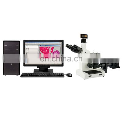 4XCE Trinocular Inverted Metallurgical Microscope With Camera