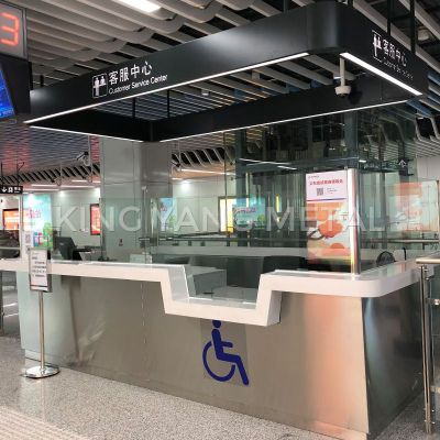 Stainless Steel Ticket Booth