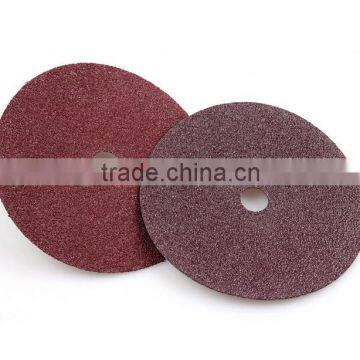 4.5'' 115X22,23MM Grit 36 Abrasive Fiber Disc for metal Aluminimun oxide Circle Hole