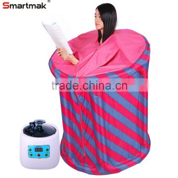 Easy carry inflatable sauna steam