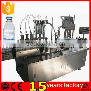 Shanghai Qiancheng PLC controlled automatic plastic bottle filling and sealing machine