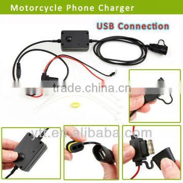 iphone motorcycle mount cable waterproof charger