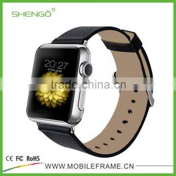 Shengo Newest Design PU Leather Watch Strap for Apple watch