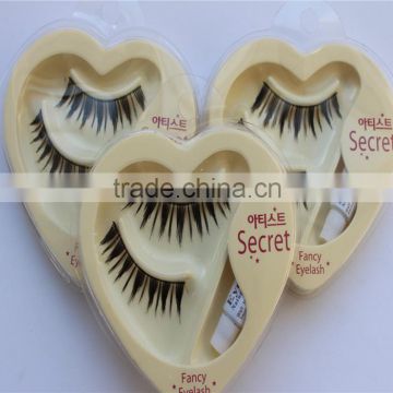 wholesale china factory price new arrival beautiful decorative false eyelash in heart packing lash me eyelash beauty supply