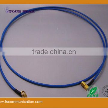 RG402 Cable Assembly SMA Male Right Angle to SMA Male Right Angle Connector