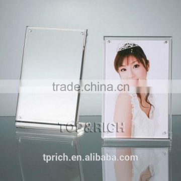 Elegant design for 4x6 acrylic frameless picture frames with 2015 hot sale
