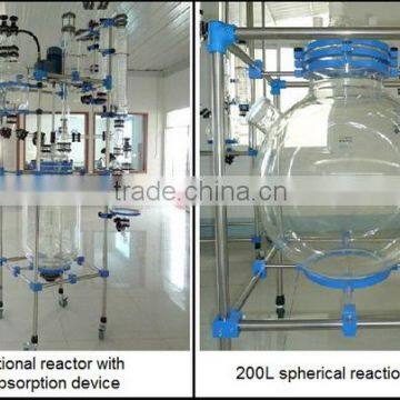 Cheapest high quality latest three layer glass reactor