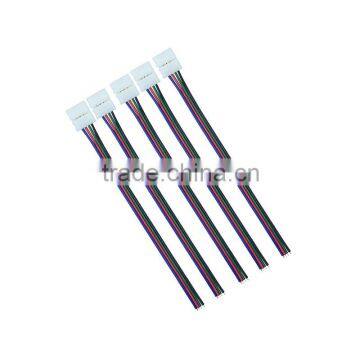 10mm 4pin PCB board connect wire for 5050 RGB color strip LED connector wire