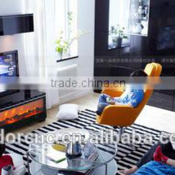 220v modern decor flame electric fireplace
