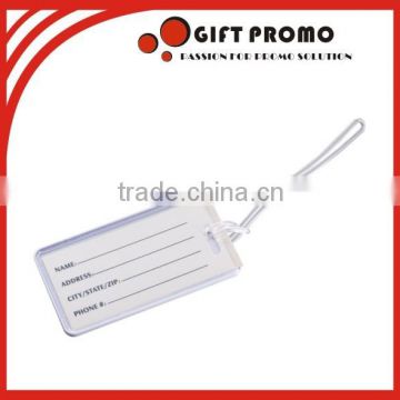 Cheap Clear Plastic Luggage Tag