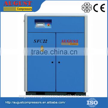 SFC22D 22KW/30HP 8 Bar AUGUST Stationary Air Cooled Screw Air Compressor