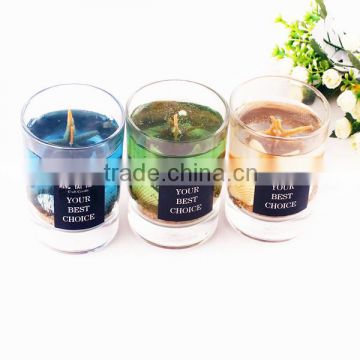 Scented sea shape jelly candles