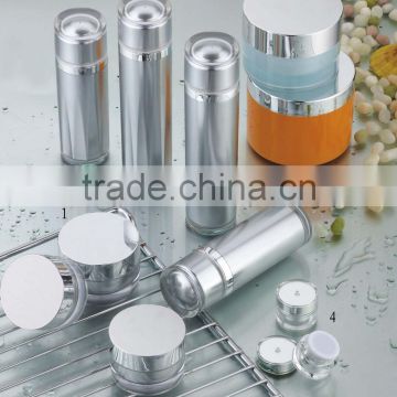 Round Acrylic Cosmetic Jar Cream Jar and lotion bottle