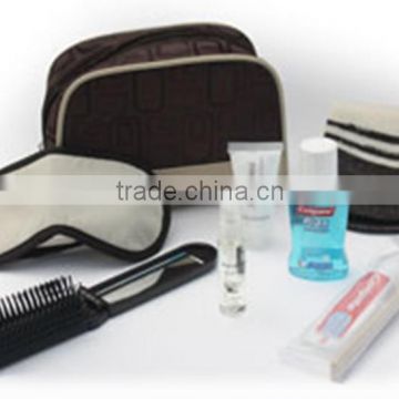 Delux inflight comfort set with nylon bag for the business class