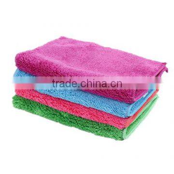 Coral velvet household cleaning cloth/Double layer thickening Dishcloth