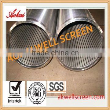 HOT SALE!!water filter mesh screen/wedge wire screen/ v wire water well screen/Johnson screen tube