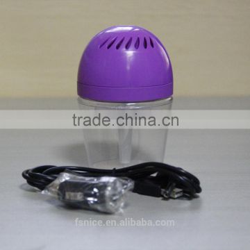 KM-03LE CE RoHS high quality 1LED light USB purple car air freshener air purifier filter