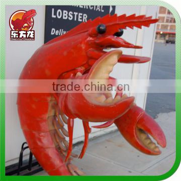 Cartoon giant lobster model