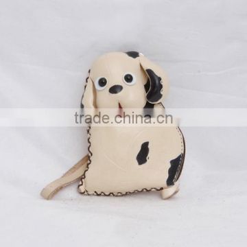 Handmade Leather Large Dog Coin Purse