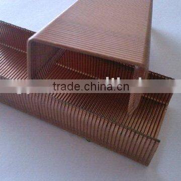 copper coating carton packing staples (16ga)