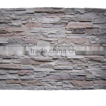 polyurethane artificial rock stone panel, lightweight, waterproof, fireproof