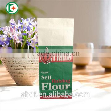 automatic 2kg flour bag packaging /low cost maize flour packaging paper bag
