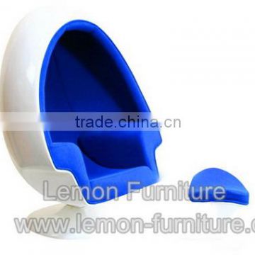Fashionable top sell fiberglass shell swan chair