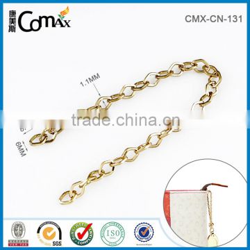 Diamond shape high quality long metal purse chain