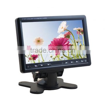 7inch Car TV Monitor With AV, USB, And Music and Video Player Function