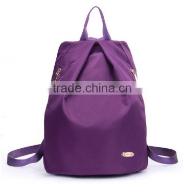 Top grade quality waterproof nylon casual small backpack factory outlets
