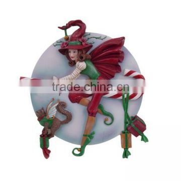 Personalized Handmade Painted Decorative Resin Halloween Holiday Witch Statue