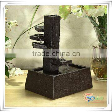 Tiered Serenity Indoor Waterfall Fountain Tabletop