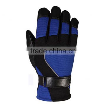 2017 Fashion style leather touch screen gloves, warm cycling gloves, thick warm gloves