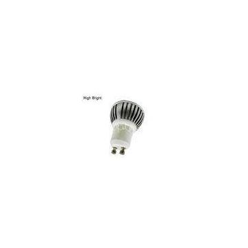 High Power  GU10 3W AC 90 - 240V 250lm 2600 - 3700K LED Spot Light Bulb For Home