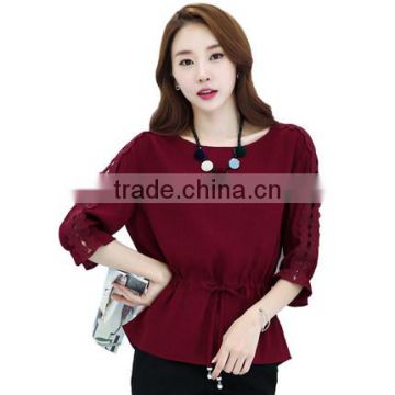 Wholesale Autumn Long Sleeve Loose Knitted Blouse Casual Tops for Women -  China Long Sleeve and Loose Knitted Blouse price