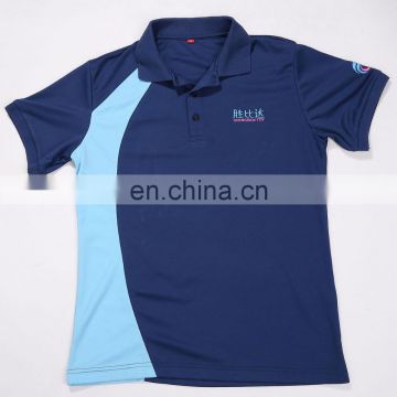 POLYESTER Breathable Mens Polo T Shirts Business Casual T Shirts