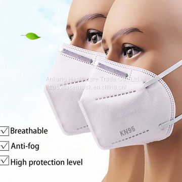 Fast shipment CE FDA ISO Disposable 4-Ply KN95 Face Mask Daily Protective KN95 Face Mouth Mask