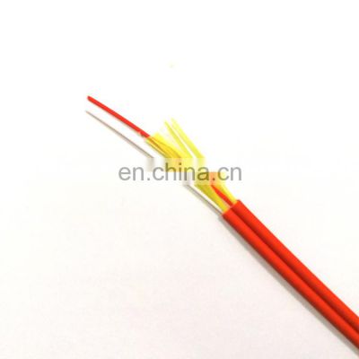 2core SM9/125 G.652D fig.8 duplex indoor fiber optic cable figure 8 fiber duplex single mode 2.0mm indoor cable