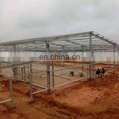 light steel frame galvanized material anti rust chicken house for poultry cages
