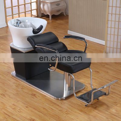 Luxury Superior Quality Equipment Cream Color Hair Salon Hairdressing Barber Chair