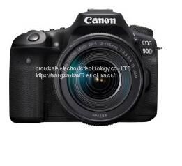 CANON - EOS 90D DSLR CAMERA WITH EF-S 18-135MM LENS - BLACK