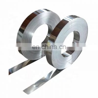 0.8*16mm 19mm 32mm Low Carbon Cold Rolled Metal Galvanized Steel Strapping High Tensile Corrosion Resistance steel Gi Strips
