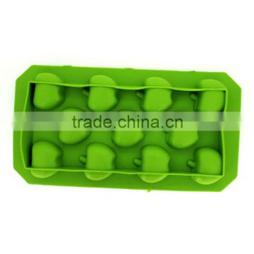2013 zibo nicole new BC0037 novelty tpr silicone and plastic mouth ice tray mold ice cube molds