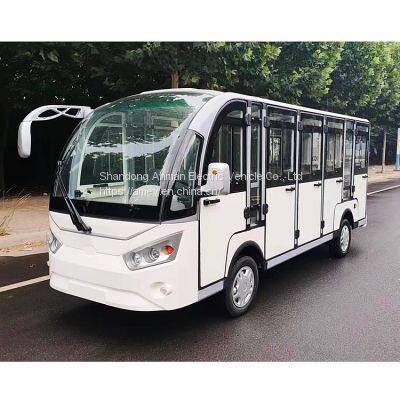 Island resort town electric sightseeing bus mini bus