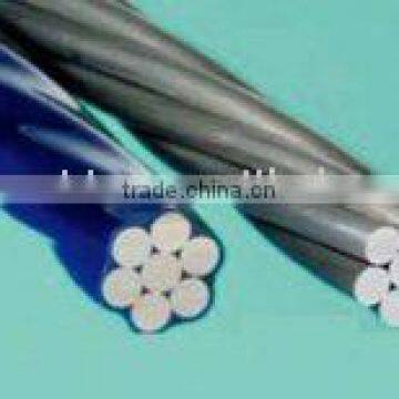1x7 1x19 0+3 Guy strands-steel wire rope