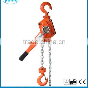 750KGS manual chain block hoist with top quality and factory price