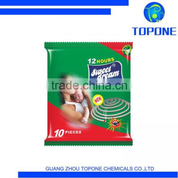 2016 China chemical manufacturing mosquito coil, hard , smokeless mosquito paper coil