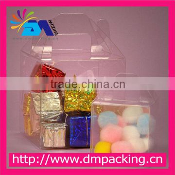 Glable plastic transparent PVC box for candy